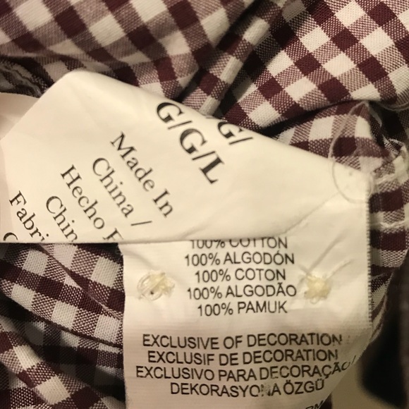 Penguin | Men | L | Checkered Shirt | Red & White - Picture 7 of 7